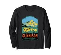 Gunnison National Forest Crested Butte Flowers Long Sleeve T-Shirt
