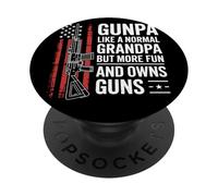 Gunpa Like A Normal Grandpa But More Fun And Owns Guns PopSockets Adhesive PopGrip