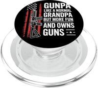 Gunpa Like A Normal Grandpa But More Fun And Owns Guns PopSockets PopGrip for MagSafe