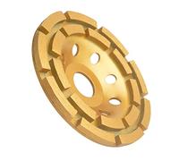 Gunpla 115mm x 22,2mm 4.5 inch Diamond Grinding Disc Double Row Abrasive Cup Wheel Segment Grinder for Concrete Granite Stone Masonry Marble Plastering Removal