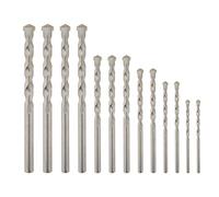 Gunpla 13 Pieces Masonry Drill Bit Set 3-10mm Multipurpose High Speed Tungsten Carbide Straight Shank Drilling Bits Kit