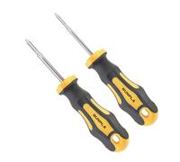 Gunpla 2pcs Re-Threading Driver Tools M3.5x0.6 and M4.0x0.7 Heavy Duty High Speed Steel Re-Threading Tapping Ergonomic Handle Phillips Head Precision Accurate Thread Pitch