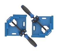 Gunpla 2PCS Right Angle Clamp Set (Large), Woodworking 90 Degree Corner Clamps, Aluminium Alloy Vice Swing Adjustable Jaw Durable Clip Tools for Single Handed Furniture Cabinets Cupboards Assembling