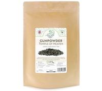 Gunpowder Temple Of Heaven Premium Loose Leaf Green Tea - Chinese Pearl Tea (175g)