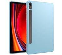 GUNPRIO Light Blue Case for Samsung Galaxy Tab S9 11 Inch / S9 FE 10.9"，Ultra Slim, Soft, Flexible TPU Skin Bumper Back Cover