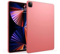 GUNPRIO Red Case for iPad Pro 12.9-Inch 6th Gen/5th Gen/4th Gen/3rd Gen 2022/2021/2020/2018, Ultra Slim, Soft, Flexible TPU Skin Bumper Back Cover