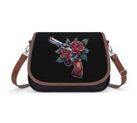 Guns And Rose Crossbody Bag Messenger Purse