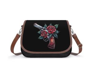Guns And Rose Crossbody Bag Messenger Purse