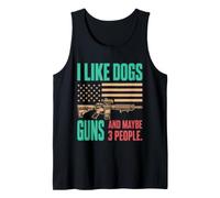 Guns Dogs Lover Hunting Shooting Design Tank Top