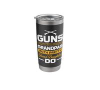 Guns Dont Kill Grandpas with Pretty Grand Daughters Do Stainless Steel Insulated Tumbler