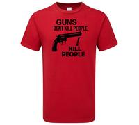 Guns Don't Kill People, I Kill People Mens T-Shirt Classic Movie Happy Gilmore