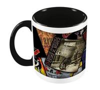 Guns N Roses Albums Collage Inner Two Tone Mug Multicoloured (One Size)