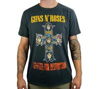 Amplified T-Shirt Guns N Roses-Appetite for Destruction XL Grey (Charcoal Cc)