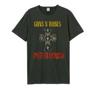GUNS N ROSES APPETITE FOR DESTRUCTION AMPLIFIED SMALL VINTAGE CHARCOAL - T-shirt