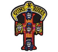Rock Off officially licensed products Guns N' Roses Appetite For Destruction Cross Standard Printed Patch Accessory Size