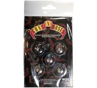 Guns N' Roses Appetite Skulls 5 Pack Button Badge Pack One Size