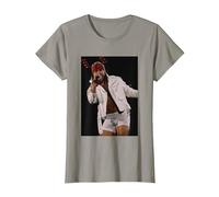 Guns N Roses Axl Rose Freddie Mercury Tribute 1992 T-Shirt, Women, Slate Grey, 3X-Large