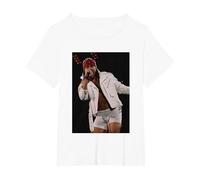 Guns N Roses Axl Rose Freddie Mercury Tribute 1992 T-Shirt, Women's Plus, White, 3X