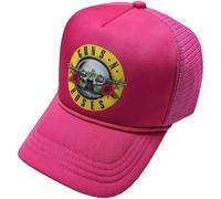 Guns N' Roses Baseball Cap Classic Band Logo Official Pink Trucker One Size