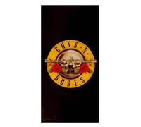 Carbotex Beach Towel Guns N' Roses 100% Cotton 140 x 70 cm Black