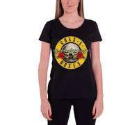 Guns N Roses Bullet Logo Black Womens T-shirt Medium