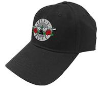 Guns N Roses - Cappello (Unisex-U) Silver Circle Logo (Nero)
