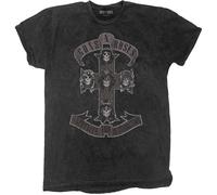 Guns N' Roses Childrens/Kids Cross T-Shirt (7-8 Years) (Black/White)