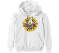 Guns N' Roses Classic Logo White Official Hoodie Hooded Top