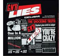 Guns N Roses Coaster Lies album Official 9.5cm x 9.5cm Cork single drink One Size