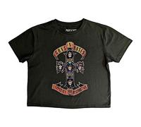 Guns N' Roses - Appetite For Destruction Cropped Khaki - T-Shirt - green - XL - 65% Cotton, 35% Polyester,Jersey XL