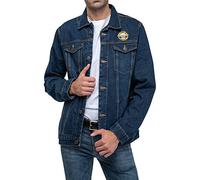 Guns N Roses Denim Jacket Classic Band Logo Official Mens Blue L