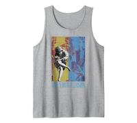 Guns 'n' Roses Double Illusion Rock Music Band Tank Top, Men, Heather Grey, Large
