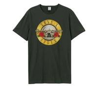 GUNS N ROSES DRUM CREW T AMPLIFIED VINTAGE CHARCOAL LARGE - T-shirt