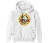 Guns N Roses - Felpa # S Unisex White # Classic Logo