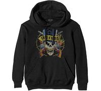 Guns N Roses - Felpa # Xxl Black Unisex # Top Hat