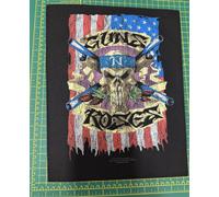 Guns N' Roses Flag Large Size Printed Sew On Back Patch Officially Licensed