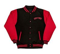 Guns N' Roses Jacket Appetite for Destruction Official Unisex Black Varsity XXL