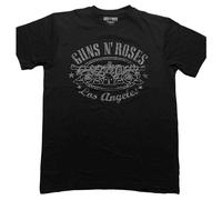 Guns N Roses LA Diamante Logo T-Shirt in Black | Size: Small Guns N' Roses Black S
