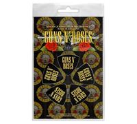 Guns N Roses Logo Tri-Tip Guitar Pick Pack Set of 5 One Size