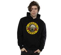 Guns N' Roses Men's Bullet Logo Hoodie Large Black