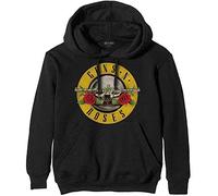 Guns N Roses - Rock Off Guns N' Roses - Classic Logo (Felpa Con Cappuccio Unisex Tg. L)