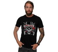 Guns N' Roses Men's Distressed Death's Head T-Shirt Large Black
