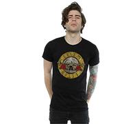 Guns N' Roses Men's Vintage Bullet Logo T-Shirt XXX-Large Black