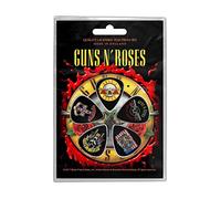 Guns N Roses Plectrum Pack Bullet Band Logo Official 5 Pack Guitar Picks One Size