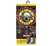 Guns N' Roses Socks 3 Pack In Gift Box One Size