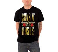 Guns N Roses T Shirt Big Guns Band Logo new Official Mens Black