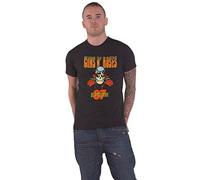 Guns N Roses T Shirt UK Tour Destruction Tour 87 Official Unisex Black M