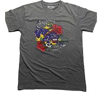 Guns N Roses T Shirt Welcome to The Jungle Diamante Official Unisex Grey S