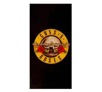 Carbotex Beach Towel Guns N' Roses 100% Cotton 140 x 70 cm Black