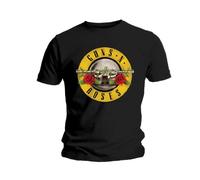 Guns N Roses Unisex Classic Logo Short Sleeve T-Shirt, Black, X-large
